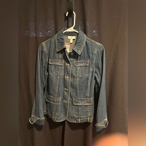 👖 Charter Club Petite Denim Jacket (Size P, Indigo Wash)